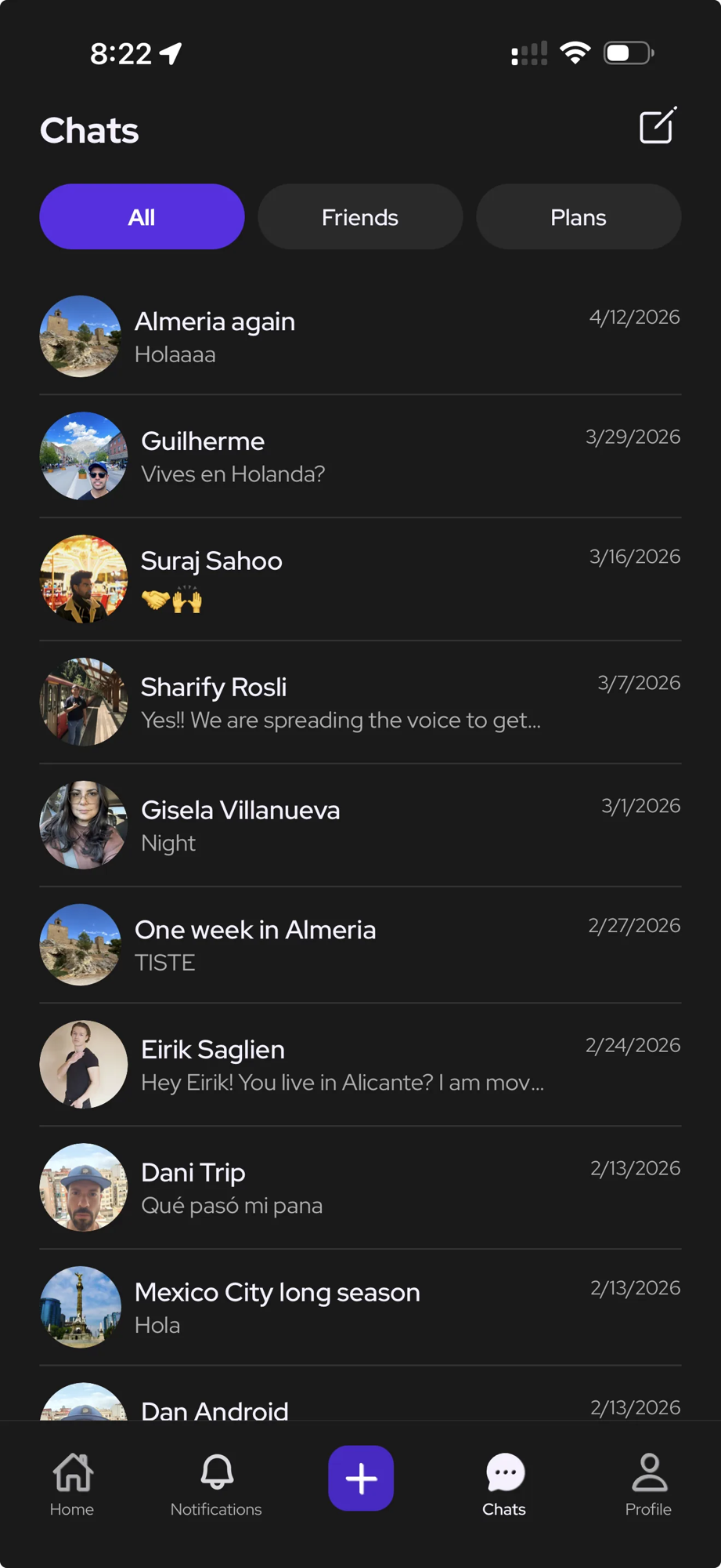 triippii.app — Chats